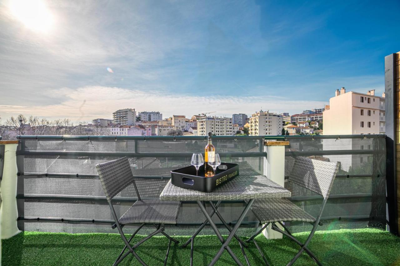The Loft - Superb 2 Bedrooms On Top Floor With Terrace - 10Min To Palais & Beach! Cannes Eksteriør bilde